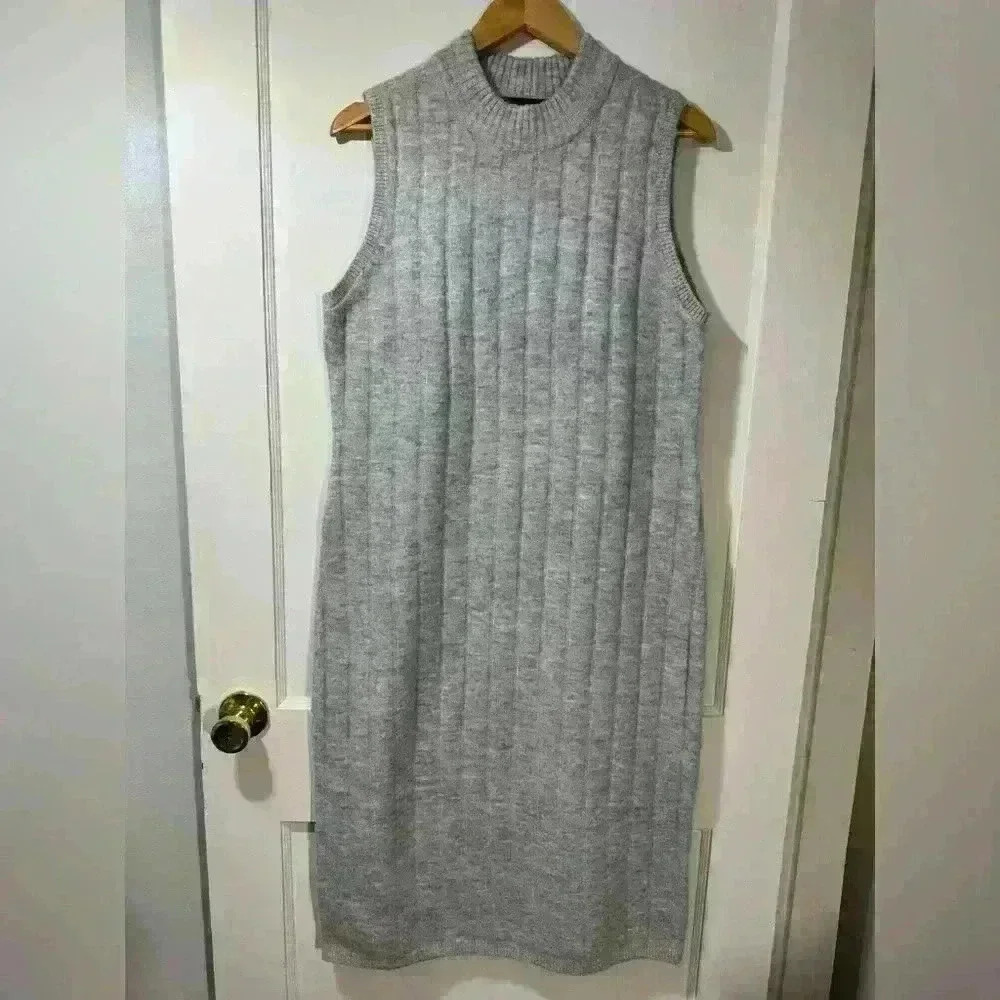 House of Harlow 1960 Gray, Sweater Dress